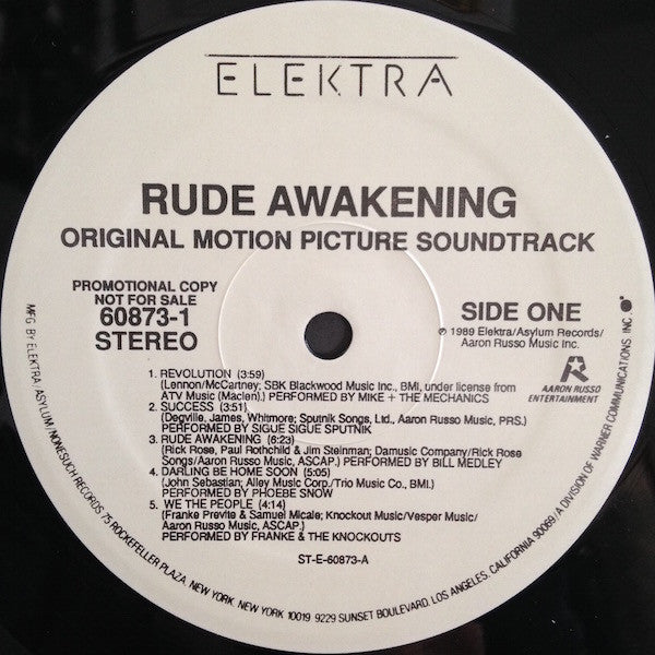 Various - Rude Awakening - Original Motion Picture Soundtrack - LP