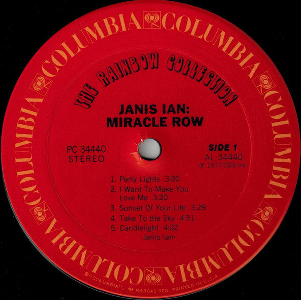 Janis Ian - Miracle Row - LP