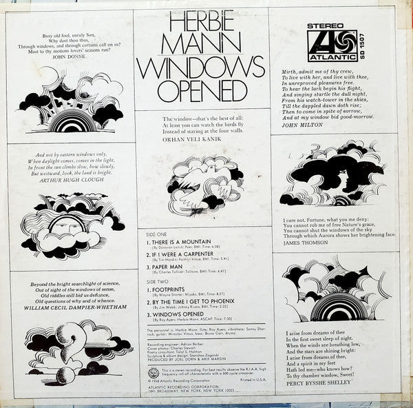 Herbie Mann - Windows Opened - LP
