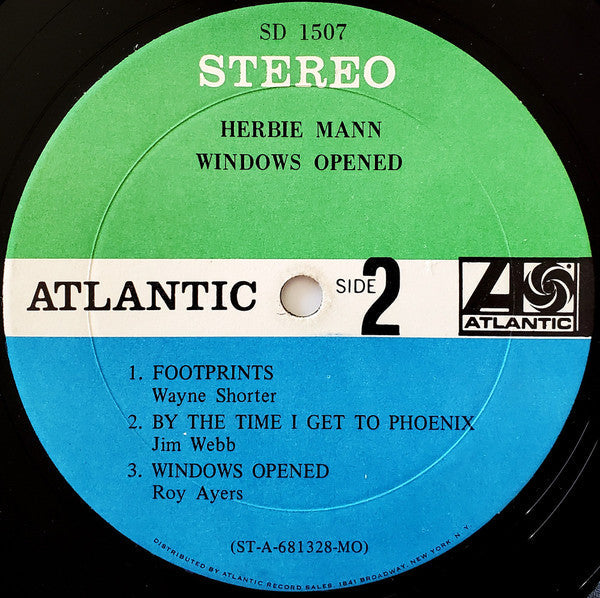 Herbie Mann - Windows Opened - LP