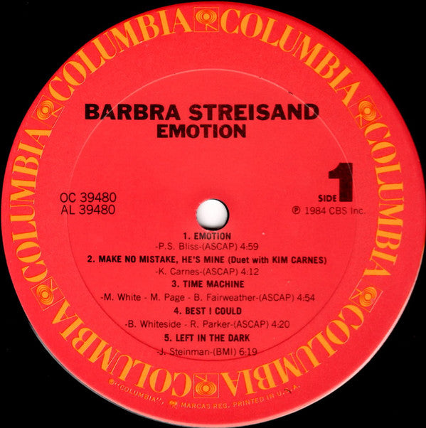 Barbra Streisand - Emotion - LP