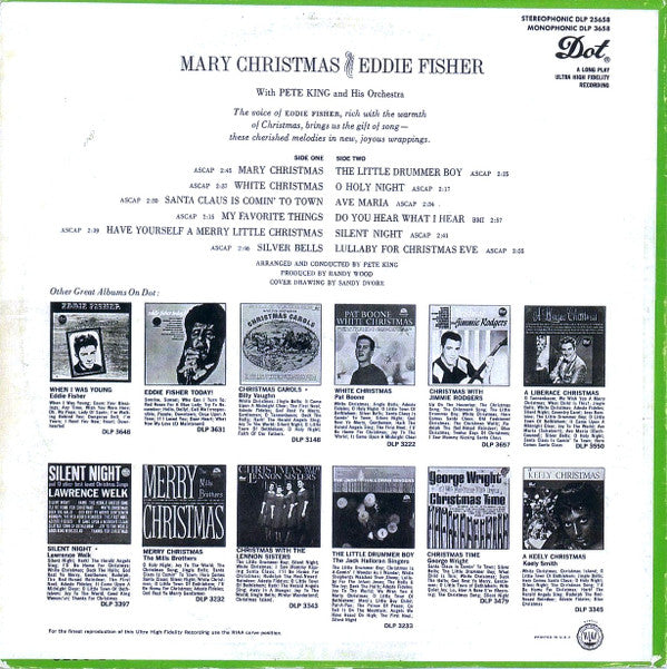 Eddie Fisher - Mary Christmas - LP