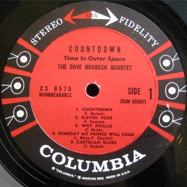 The Dave Brubeck Quartet - Countdown: Time In Outer Space - LP
