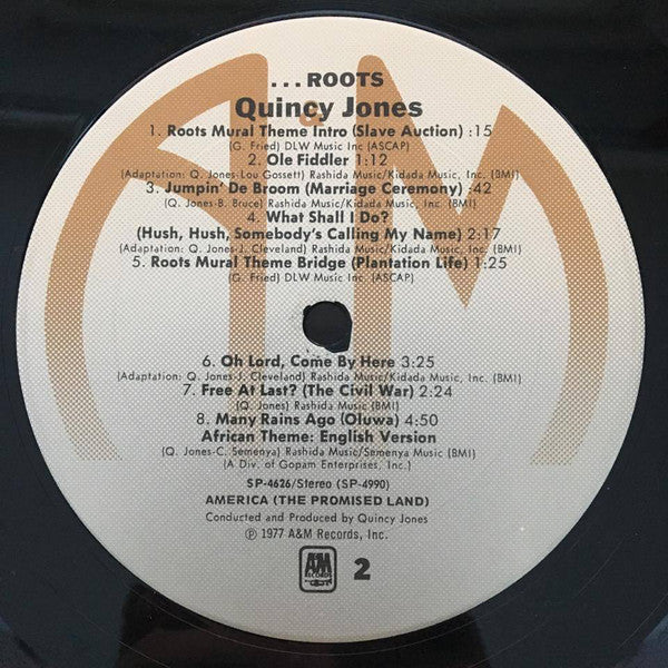 Quincy Jones - Roots (The Saga Of An American Family) - LP