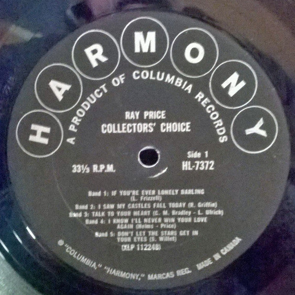 Ray Price - Collector's Choice - LP