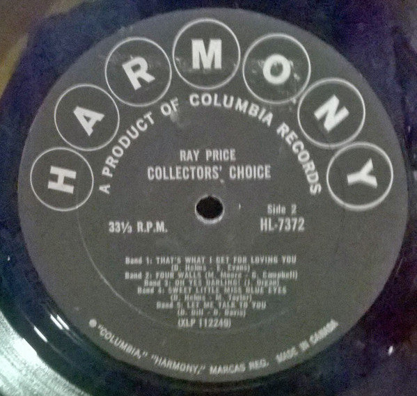 Ray Price - Collector's Choice - LP