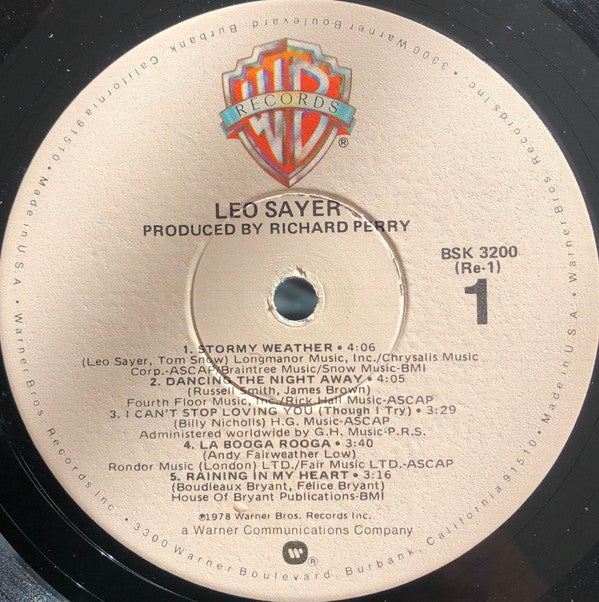 Leo Sayer - Leo Sayer - LP