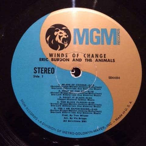 Eric Burdon & The Animals - Winds Of Change - LP