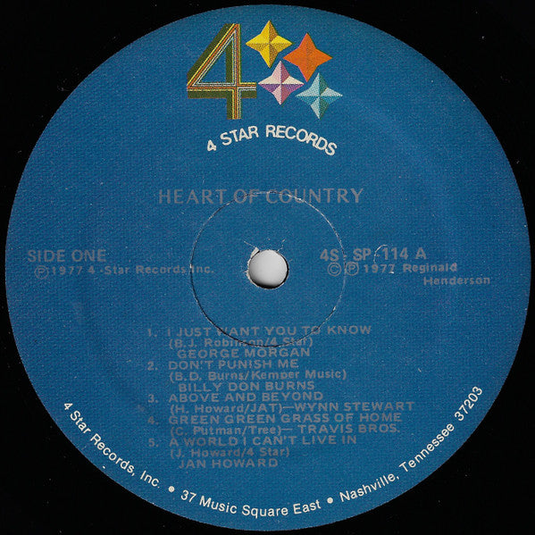 Various - Heart Of Country - LP