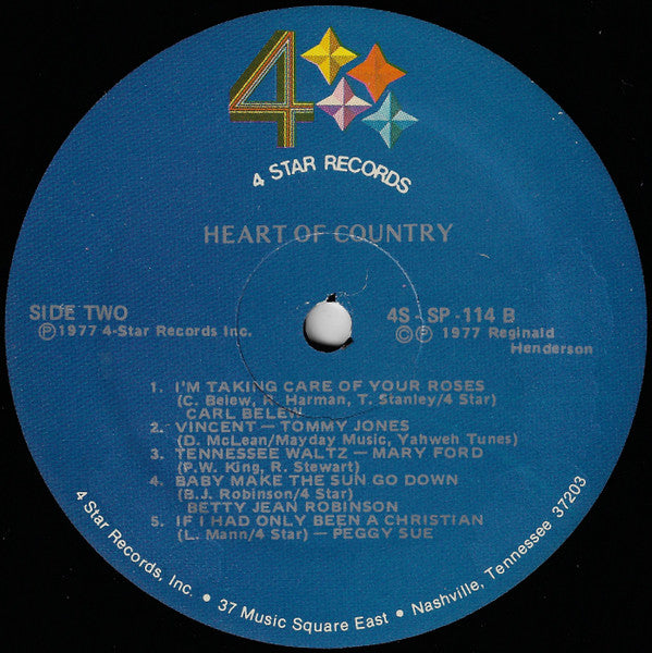 Various - Heart Of Country - LP