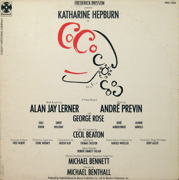 Katharine Hepburn - Coco - The Original Broadway Cast Recording - LP