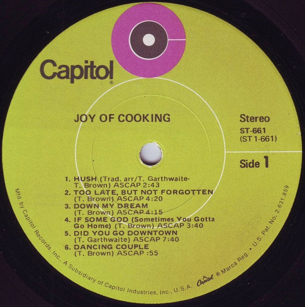 Joy Of Cooking - Joy Of Cooking - LP