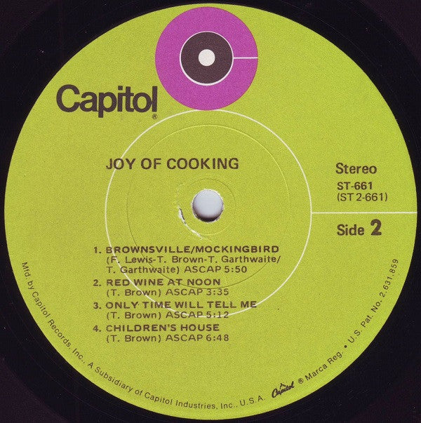 Joy Of Cooking - Joy Of Cooking - LP