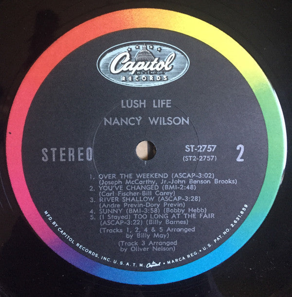 Nancy Wilson - Lush Life - LP