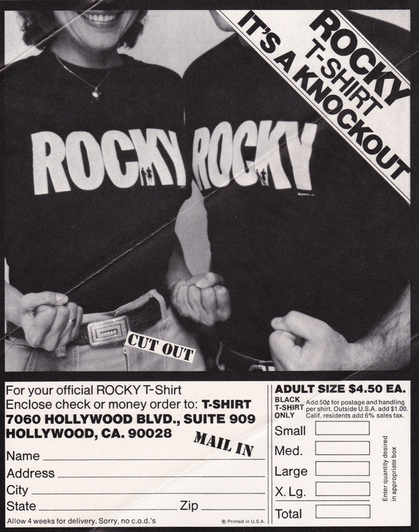 Bill Conti - Rocky - Original Motion Picture Score - LP