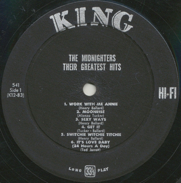 Hank Ballard And The Midnighters* - Their Greatest Juke Box Hits - LP