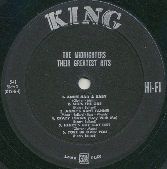 Hank Ballard And The Midnighters* - Their Greatest Juke Box Hits - LP