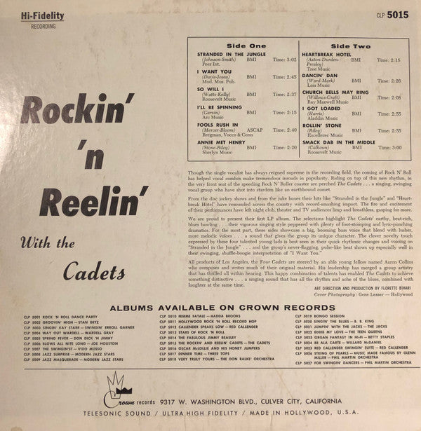 Cadets* - Rockin' N' Reelin' - LP