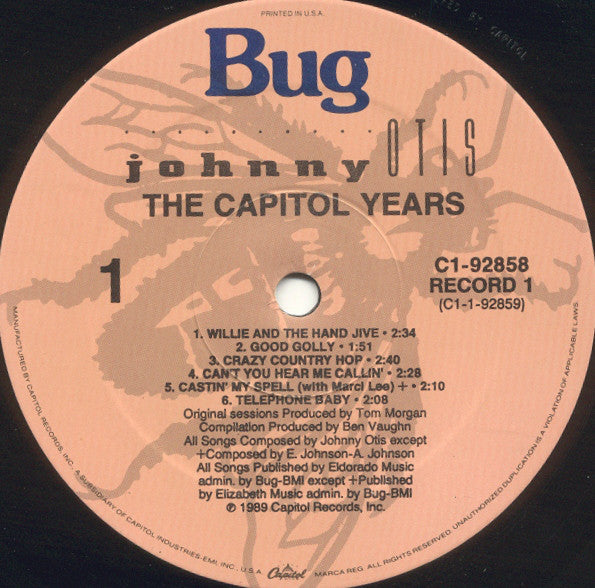 Johnny Otis - The Capitol Years - LP