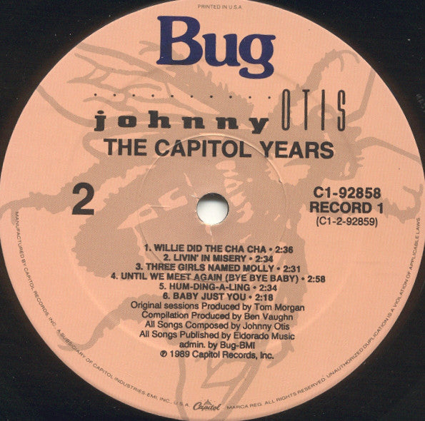 Johnny Otis - The Capitol Years - LP