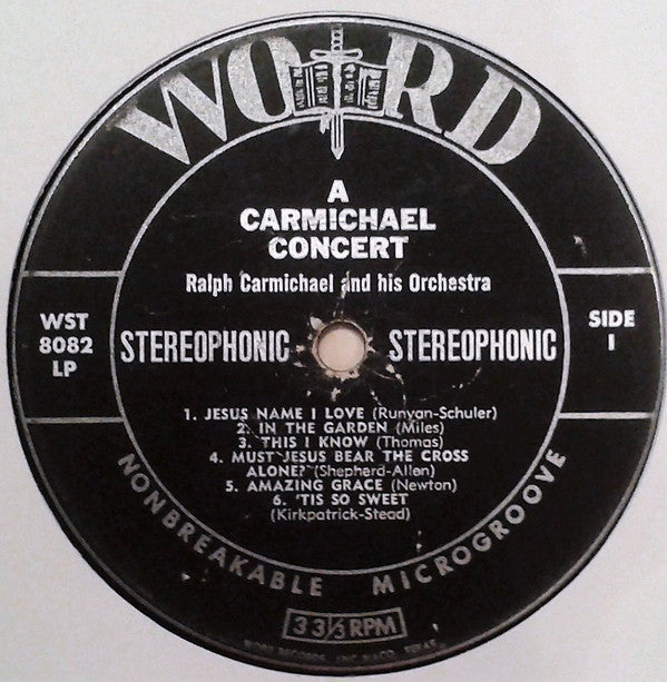 Ralph Carmichael With The Ralph Carmichael Orchestra - A Carmichael Concert - LP