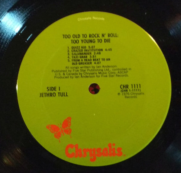 Jethro Tull - Too Old To Rock 'N' Roll: Too Young To Die!