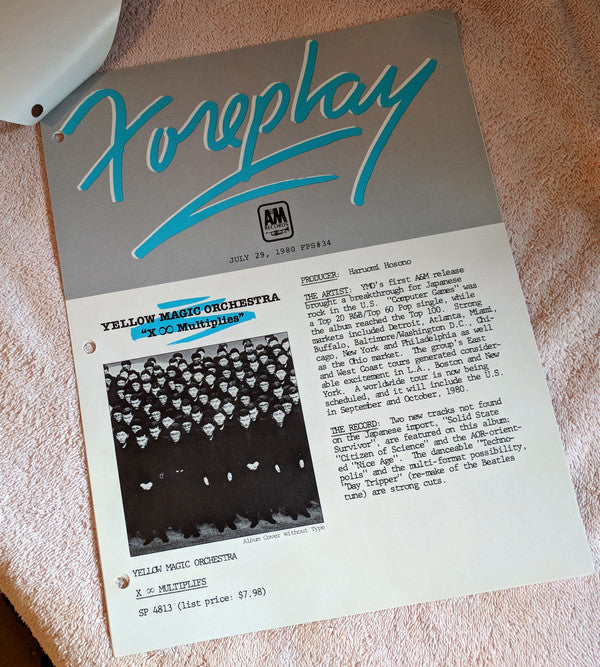 Various - Foreplay #34: A&M's Pre-Release Sampler - LP