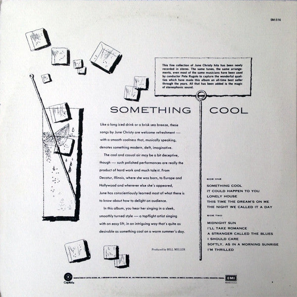 June Christy, Pete Rugolo And His Orchestra* - Something Cool - LP