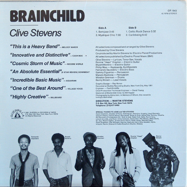 Clive Stevens - Brainchild - LP