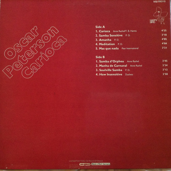 Oscar Peterson - Carioca - LP