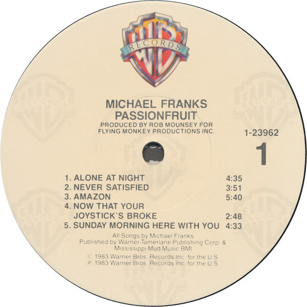 Michael Franks - Passionfruit - LP