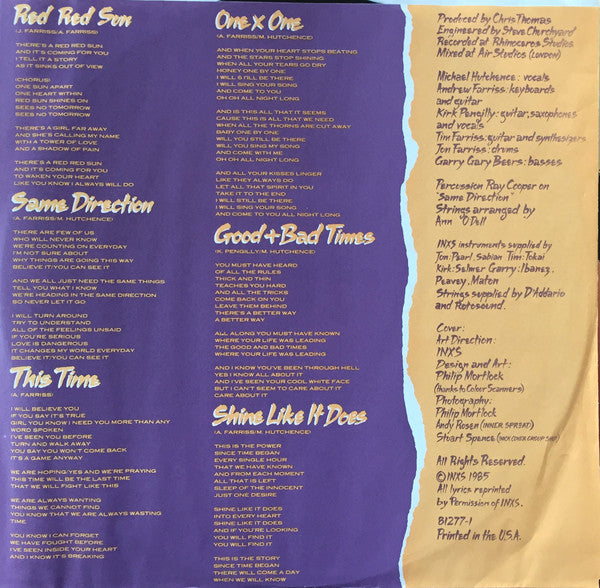 INXS - Listen Like Thieves - LP