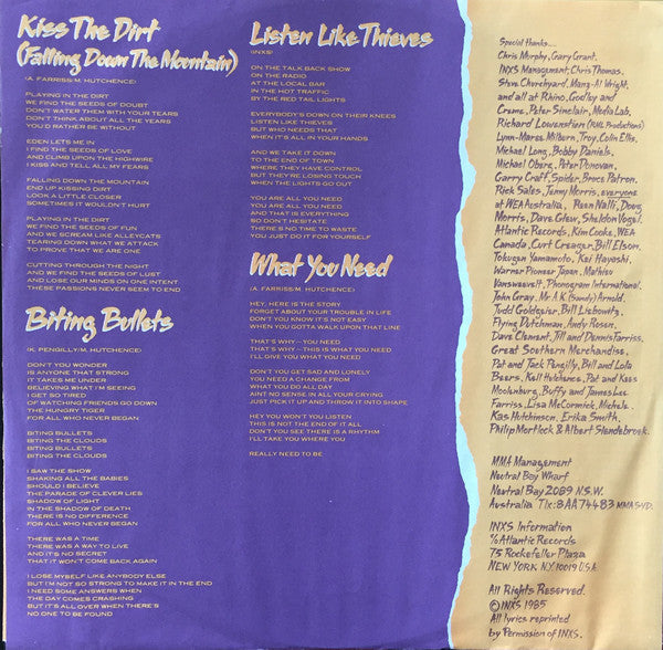INXS - Listen Like Thieves - LP