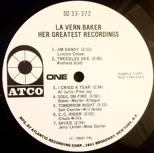 La Vern Baker* - Her  Greatest Recordings - LP