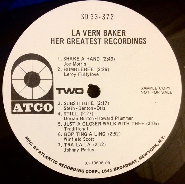 La Vern Baker* - Her  Greatest Recordings - LP