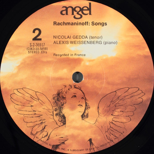 Rachmaninov* - Nicolaï Gedda* • Alexis Weissenberg - Songs - LP