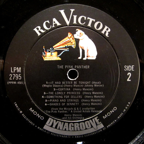 Henry Mancini - The Pink Panther (Music From The Film Score) - LP