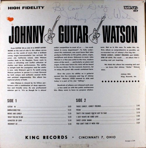 Johnny Guitar Watson - Johnny "Guitar" Watson - LP