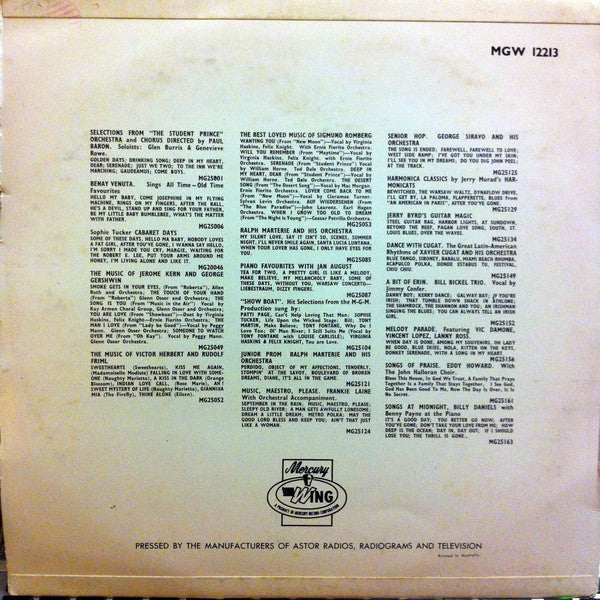 Sophie Tucker - Cabaret Days - LP