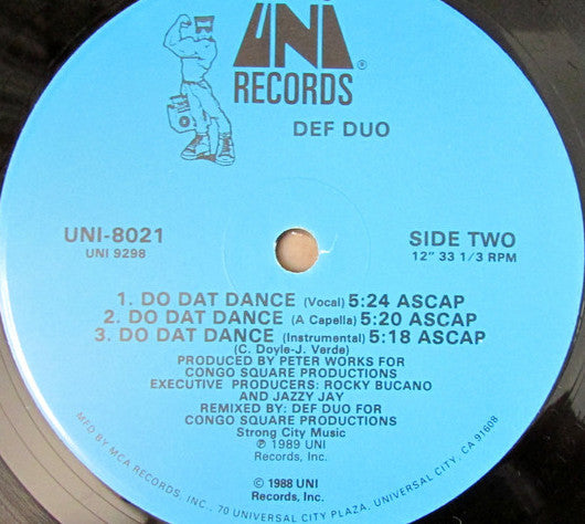 Def Duo - You Gotta Believe / Do Dat Dance - LP