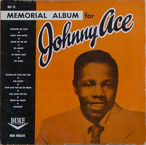 Johnny Ace - Memorial Album For Johnny Ace - LP
