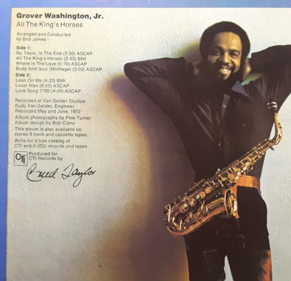 Grover Washington, Jr. - All The King's Horses - LP