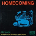 Don Baker  - Homecoming: Don Baker Returns To The Brooklyn Paramount - LP