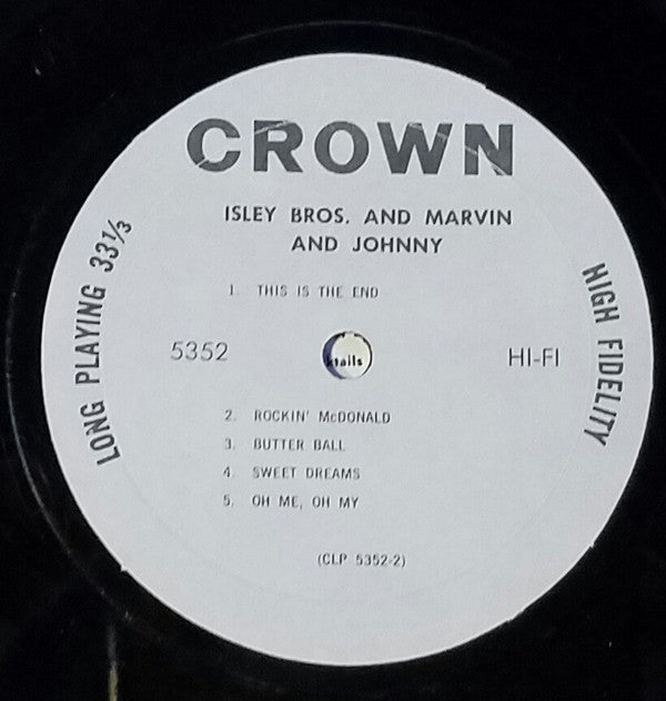 The Isley Bros.* And Marvin & Johnny - The Isley Brothers And Marvin & Johnny - LP