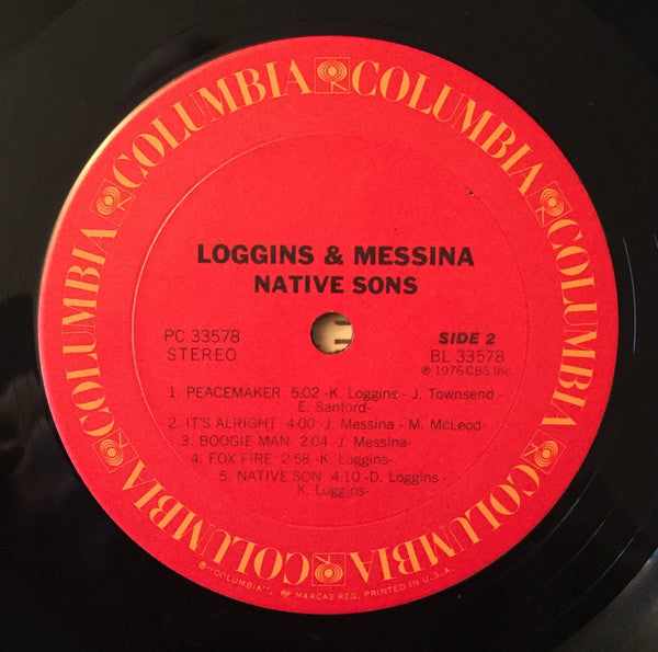 Loggins & Messina* - Native Sons - LP