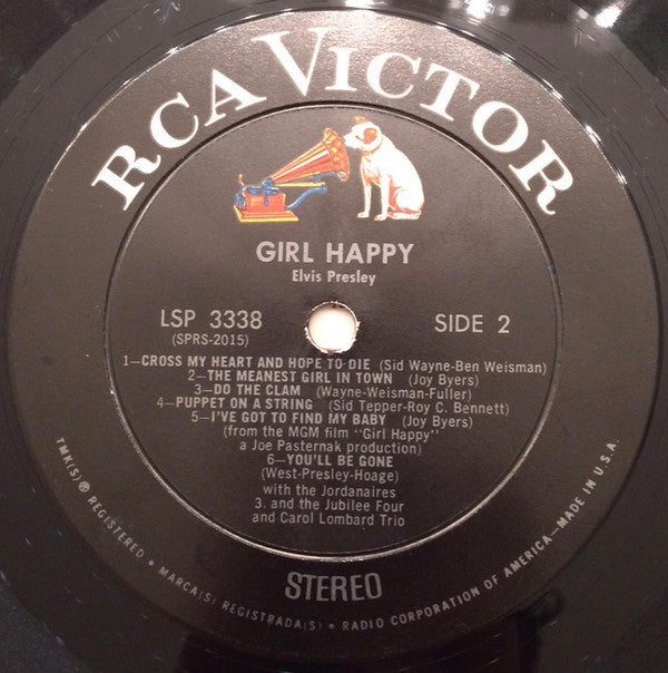 Elvis* - Girl Happy - LP