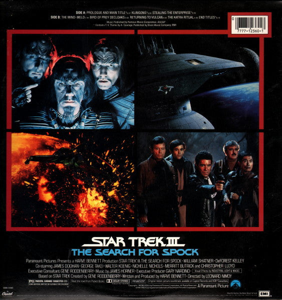 James Horner - Star Trek III: The Search For Spock (Original Motion Picture Soundtrack) - LP