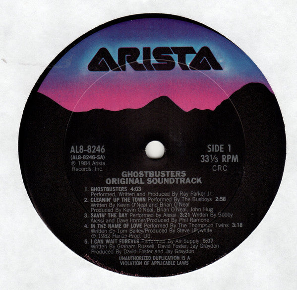 Various - Ghostbusters (Original Soundtrack) - LP