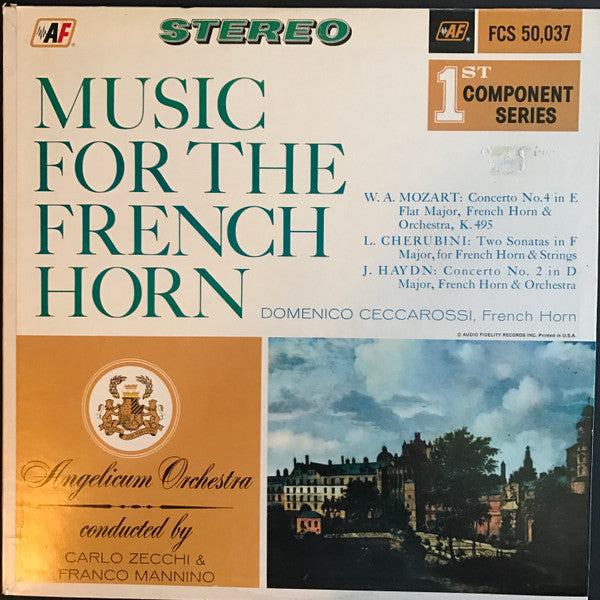 Domenico Ceccarossi, Angelicum Orchestra*, Franco Mannino, Carlo Zecchi - Music For The French Horn - LP
