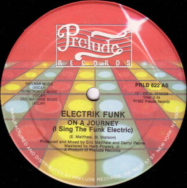 Electrik Funk* - On A Journey (I Sing The Funk Electric) - LP
